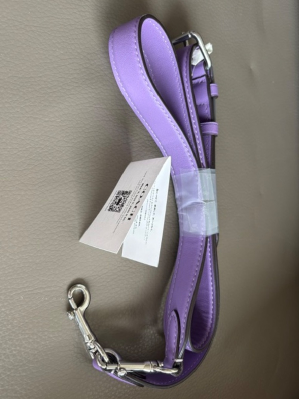 COACH Morgan Iris Multi Shoulder Bag with Rose Print lavender NWT - Picture 9 of 16